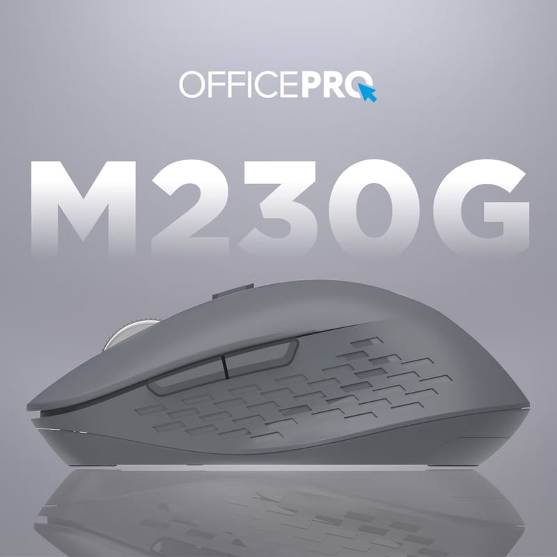 Мышь беспроводная OfficePro M230G Gray