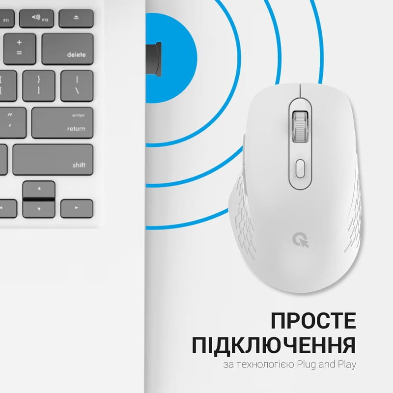 Миша бездротова OfficePro M230W White