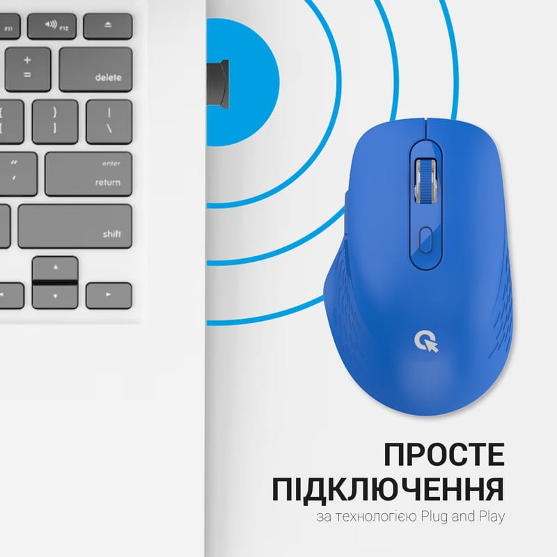 Миша бездротова OfficePro M230C Blue