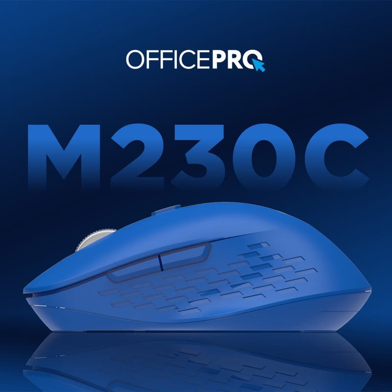 Мышь беспроводная OfficePro M230C Blue