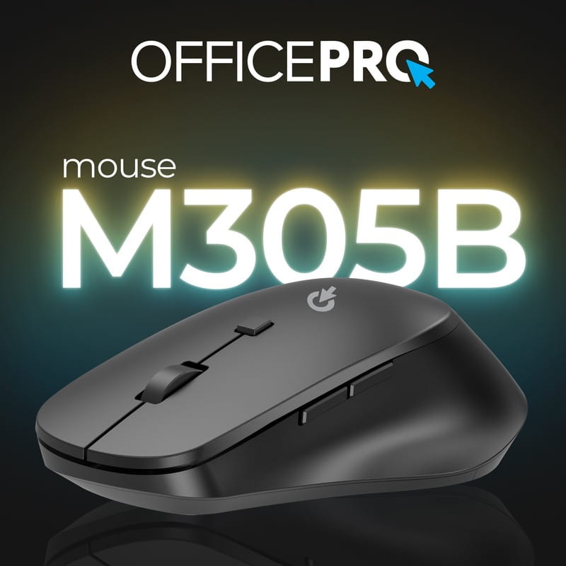 Мышь беспроводная OfficePro M305B Black