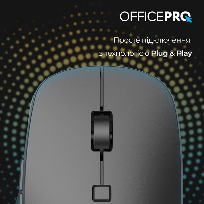 Мышь беспроводная OfficePro M305B Black