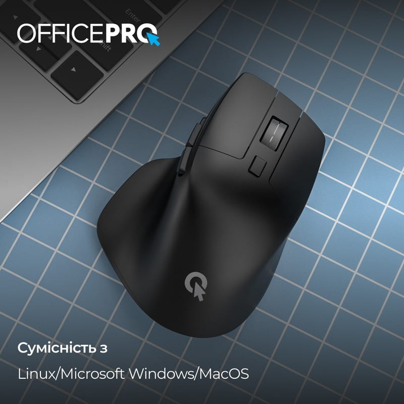 Мышь беспроводная OfficePro M395B Black