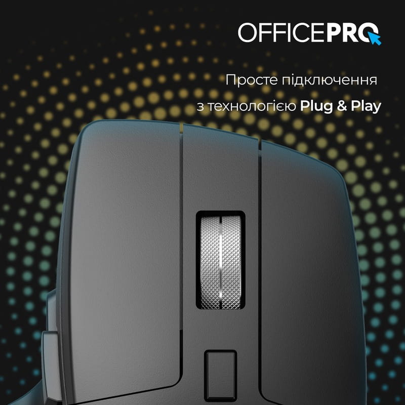 Мышь беспроводная OfficePro M395B Black