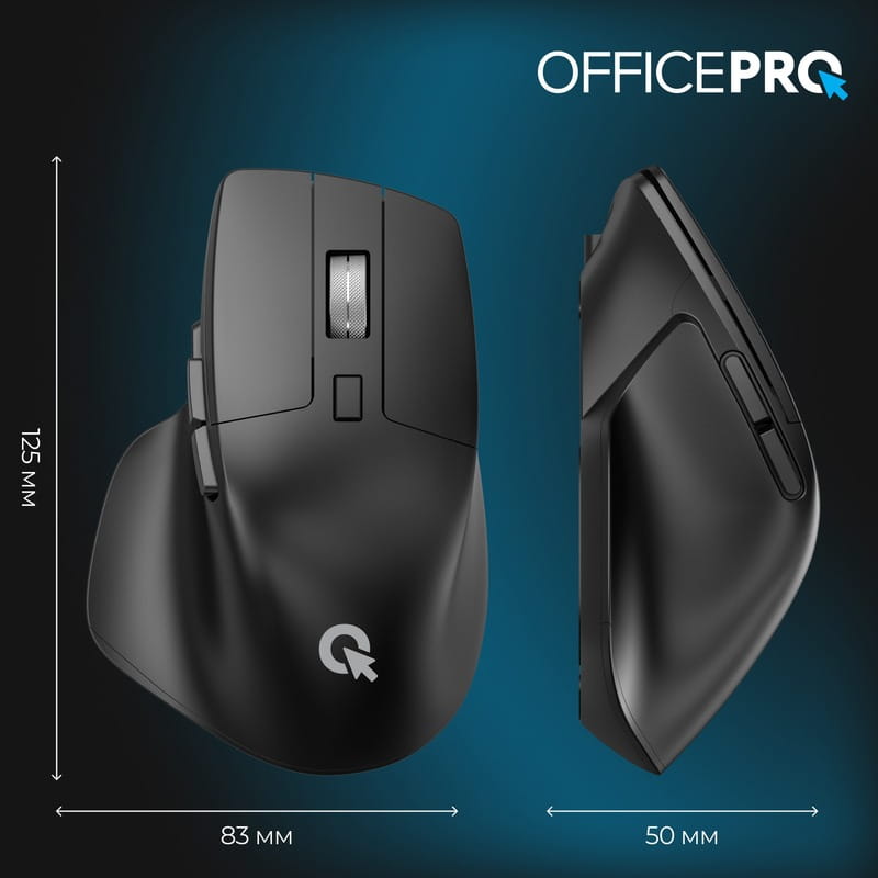 Мышь беспроводная OfficePro M395B Black