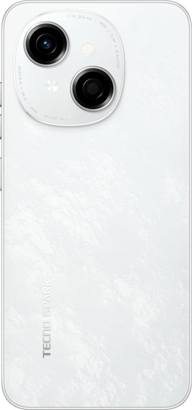 Смартфон Tecno Spark Go 1 (KL4) 4/64GB Glittery White (4894947036453)