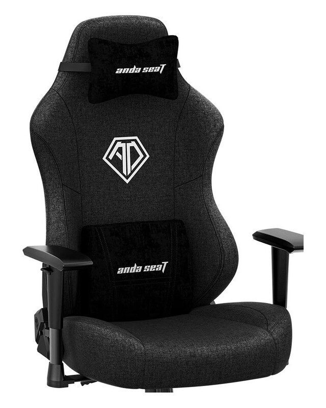 Кресло для геймеров Anda Seat Phantom 3 Size L Fabric Black (AD18Y-06-B-F)