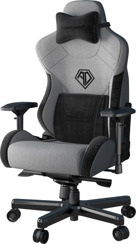 Кресло для геймеров Anda Seat T-Pro 2 Size XL Gray/Black (AD12XLLA-01-GB-F)