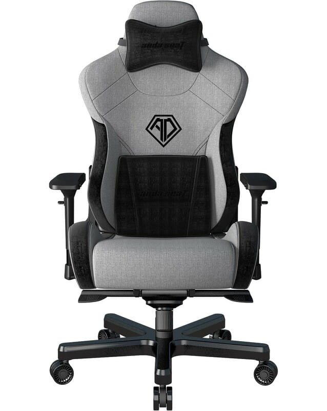 Кресло для геймеров Anda Seat T-Pro 2 Size XL Gray/Black (AD12XLLA-01-GB-F)