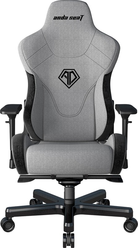 Кресло для геймеров Anda Seat T-Pro 2 Size XL Linen Grey/Black (AD12XLLA-01-GB-F)