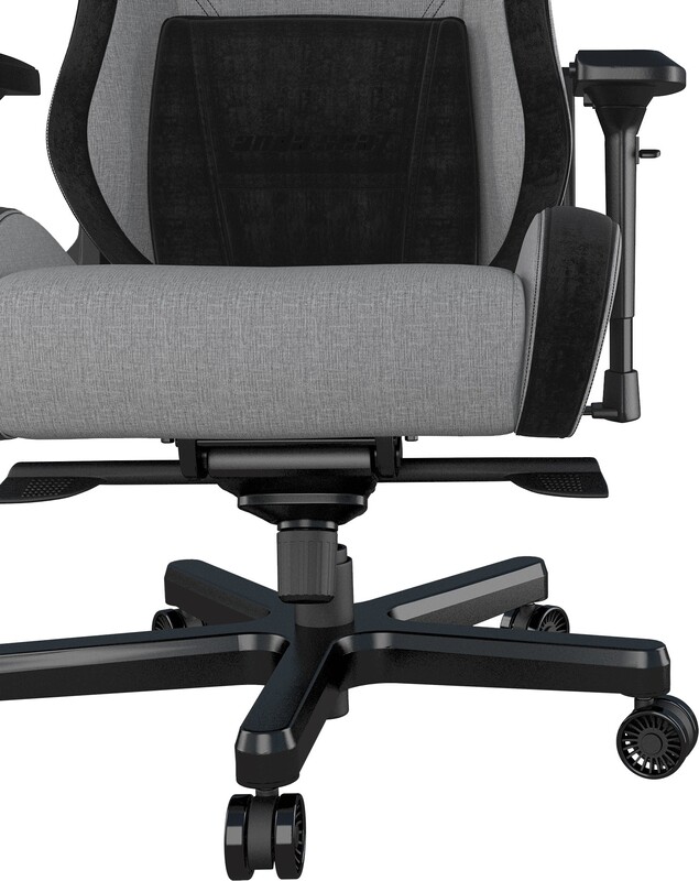 Кресло для геймеров Anda Seat T-Pro 2 Size XL Linen Grey/Black (AD12XLLA-01-GB-F)