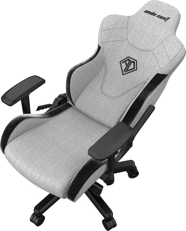 Кресло для геймеров Anda Seat T-Pro 2 Size XL Linen Grey/Black (AD12XLLA-01-GB-F)