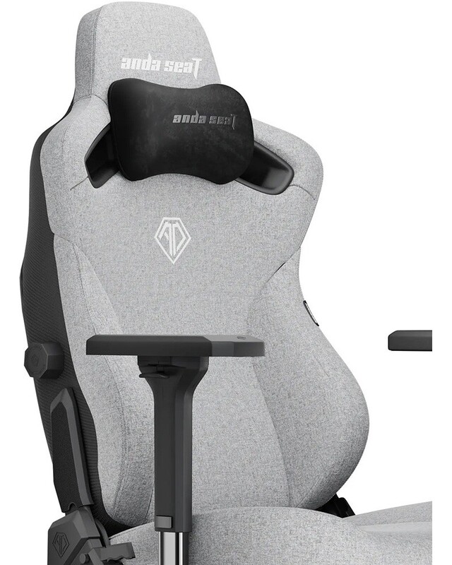 Кресло для геймеров Anda Seat Kaiser 3 Size L Fabric Grey (AD12YDC-L-01-G-PV/F)