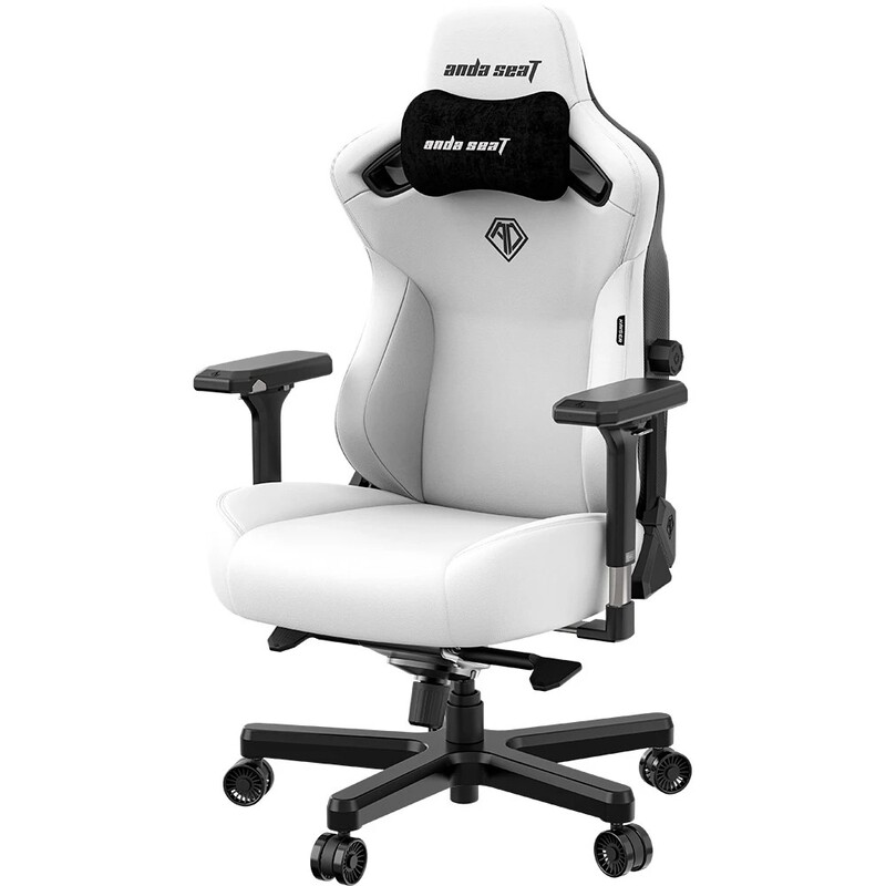 Кресло для геймеров Anda Seat Kaiser 3 Size XL White (AD12YDC-XL-01-W-PV/C)