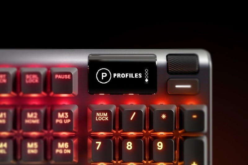 Ігрова клавіатура SteelSeries Apex 7 (Blue Switch) UA OLED Smart Display (64774)