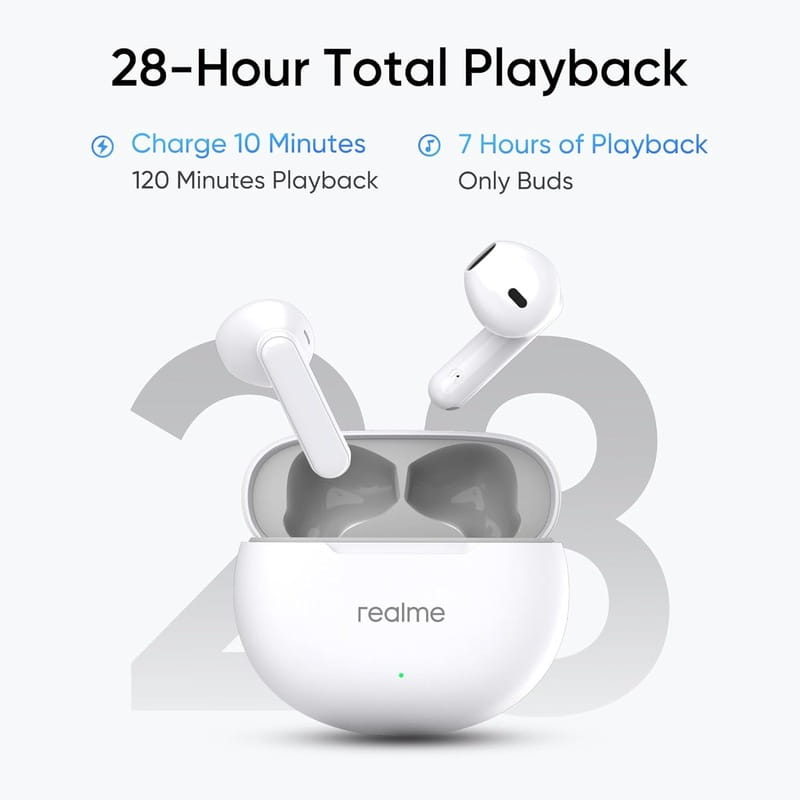 Bluetooth-гарнітура Realme Buds T01 White