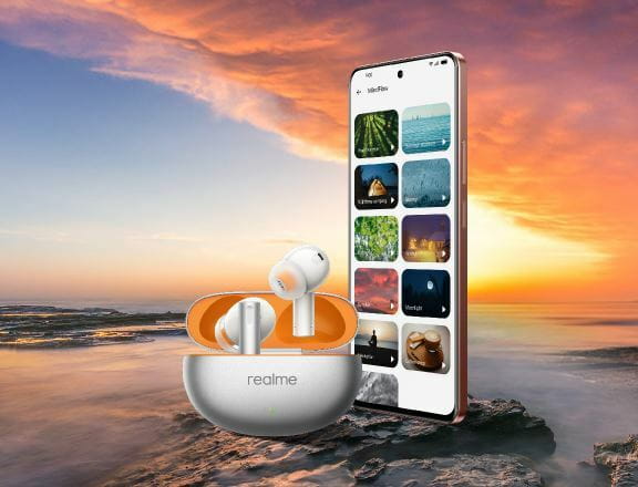 Купити Bluetooth-гарнітура Realme Buds Air 6 Flame Silver Bluetooth-гарнітура Realme Buds Air 6 Flame Silver