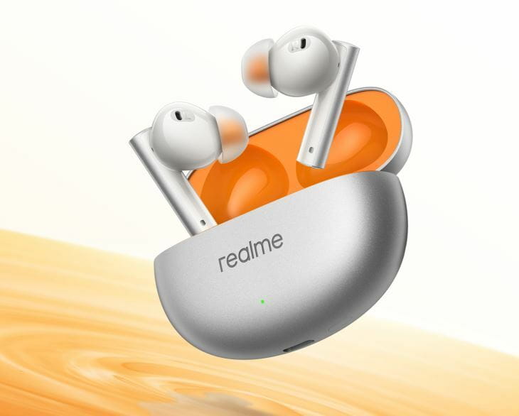 Купити Bluetooth-гарнітура Realme Buds Air 6 Flame Silver Bluetooth-гарнітура Realme Buds Air 6 Flame Silver