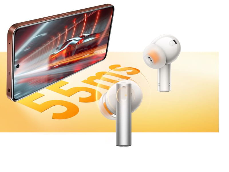 Купити Bluetooth-гарнітура Realme Buds Air 6 Flame Silver Bluetooth-гарнітура Realme Buds Air 6 Flame Silver