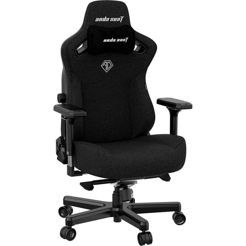 Кресло для геймеров Anda Seat Kaiser 3 Size XL Fabric Black (AD12YDC-XL-01-B-CF)