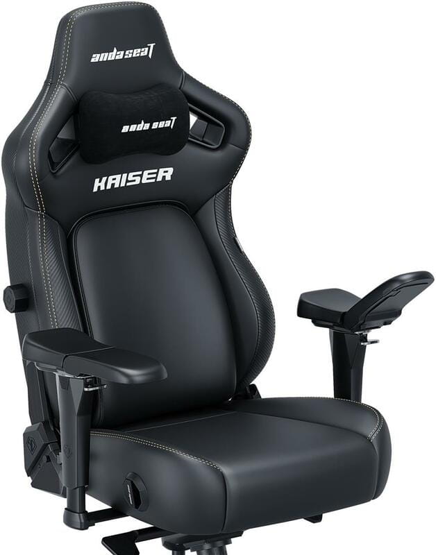 Крісло для геймерів Anda Seat Kaiser 4 Size XL PVC Black (AD12YDDC-XLL-20-B-PV/C)