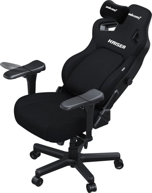 Кресло для геймеров Anda Seat Kaiser 4 Size XL Fabric Black (AD12YDDC-XLL-20-B-CF)