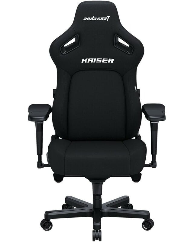 Кресло для геймеров Anda Seat Kaiser 4 Size XL Fabric Black (AD12YDDC-XLL-20-B-CF)