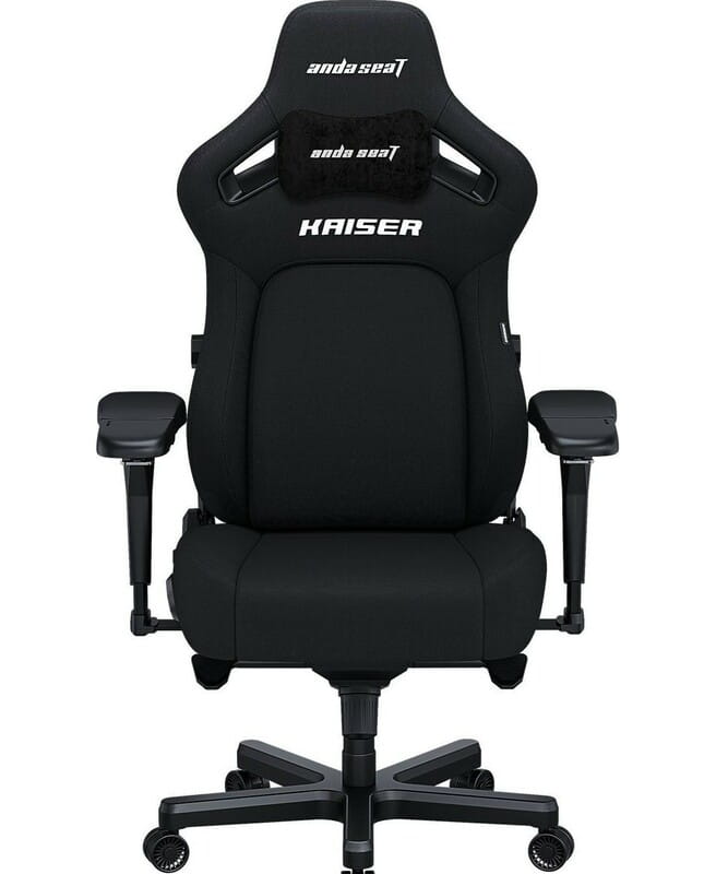 Кресло для геймеров Anda Seat Kaiser 4 Size XL Fabric Black (AD12YDDC-XLL-20-B-CF)