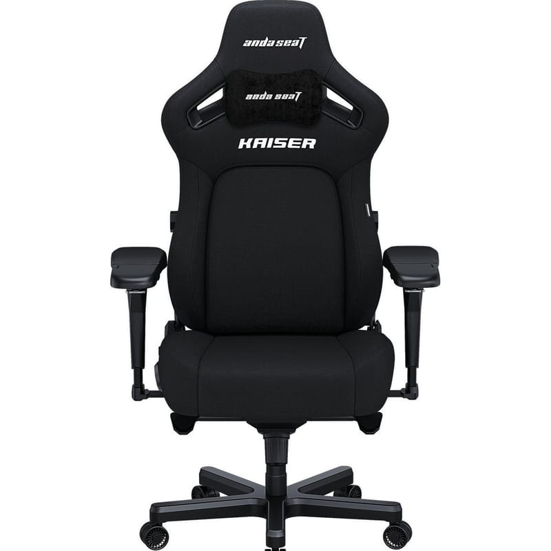 Кресло для геймеров Anda Seat Kaiser 4 Size XL Fabric Black (AD12YDDC-XLL-20-B-CF)