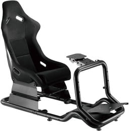 Купить Кресло-кокпит с креплением для руля и педалей GamePro RS167 Black Кресло-кокпит с креплением для руля и педалей GamePro RS167 Black