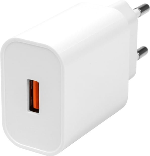 Мережевий зарядний пристрій Choetech USB Type-A 18W QC3.0 White (Q5003)