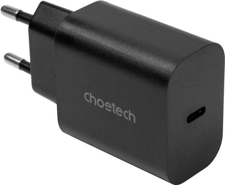 Мережевий зарядний пристрій Choetech USB Type-C 25W PD+PPS Black (PD6003)