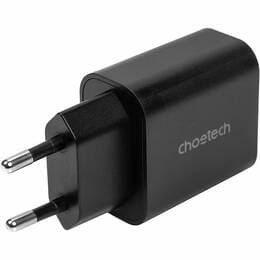 Мережевий зарядний пристрій Choetech USB Type-C 25W PD+PPS Black (PD6003)