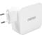 Фото - Сетевое зарядное устройство Choetech GaN 2хUSB Type-C PD100W White (PD6008) | click.ua