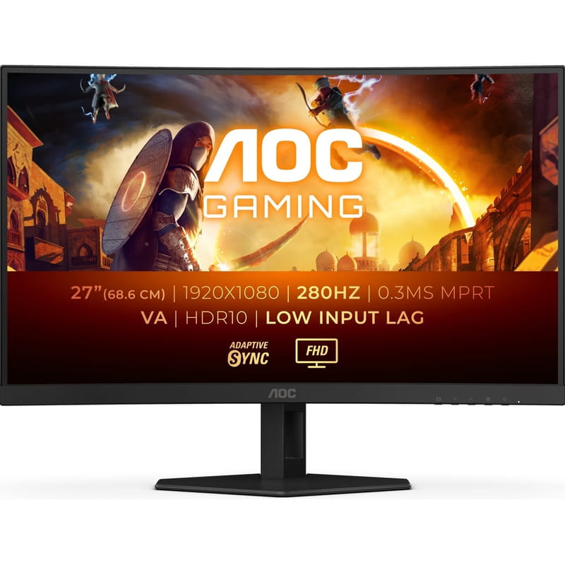 Монитор AOC 27" C27G4ZXE VA Black Curved 280Hz