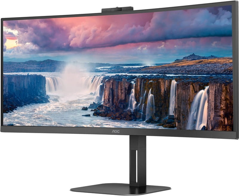 Монитор AOC 34" CU34V5C/BK VA Black Curved 100Hz