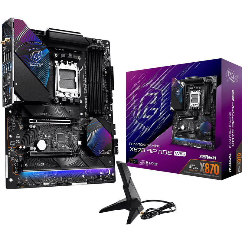 Материнская плата ASRock X870 Riptide WiFi Socket AM5