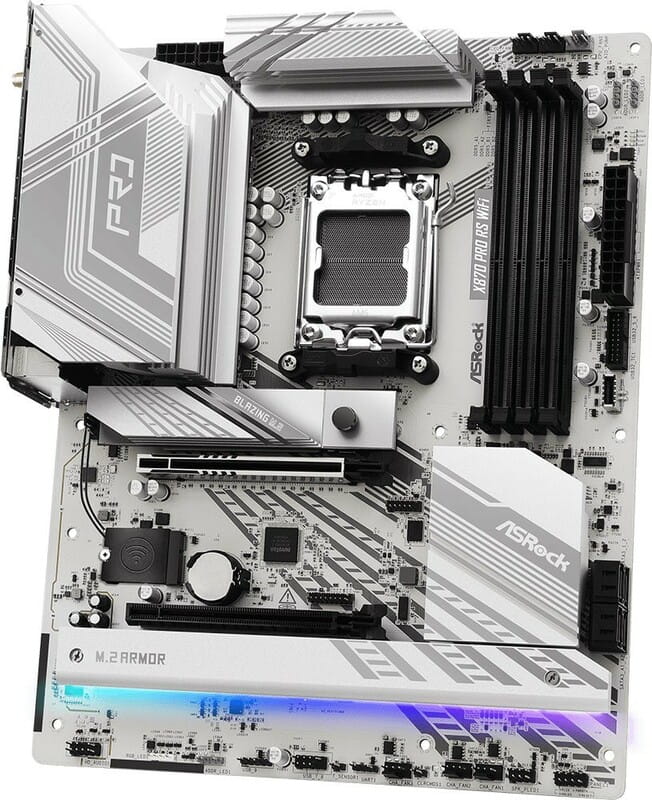 Материнская плата ASRock X870 Pro RS WiFi Socket AM5