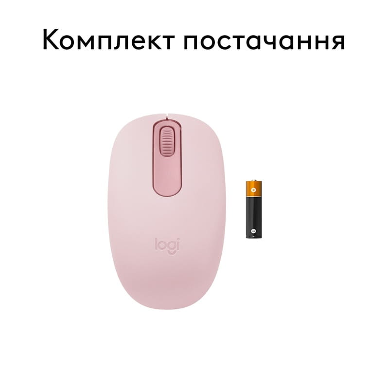 Мышь беспроводная Logitech M196 Rose (910-007461)