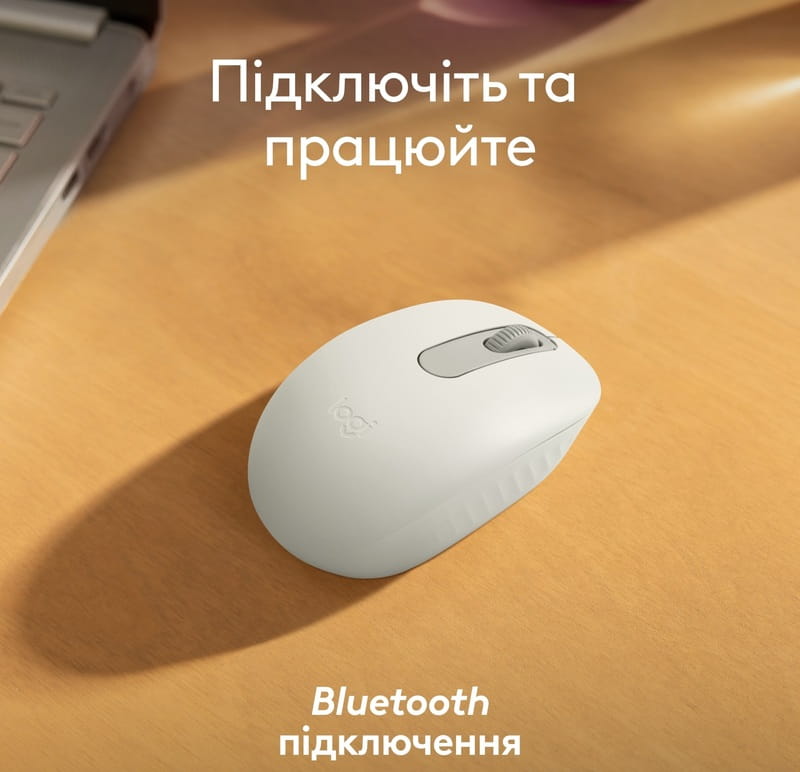 Миша бездротова Logitech M196 Off White (910-007460)