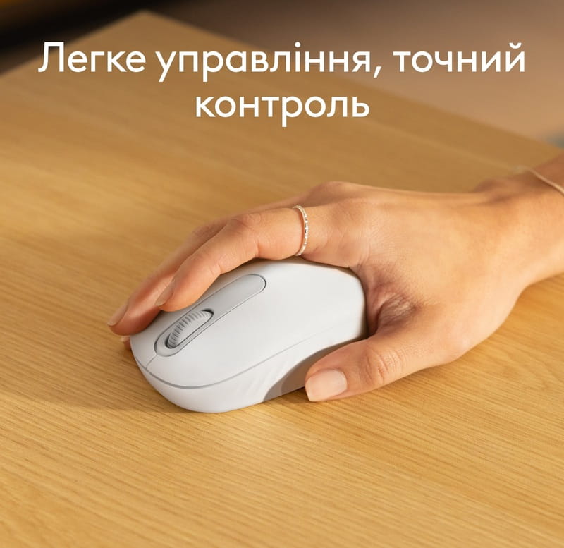 Мышь беспроводная Logitech M196 Off White (910-007460)