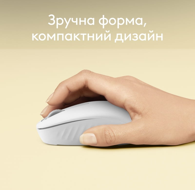 Мышь беспроводная Logitech M196 Off White (910-007460)