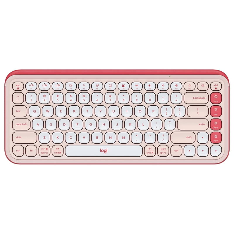 Клавiатура бездротова Logitech Pop Icon Keys Rose (920-013073)