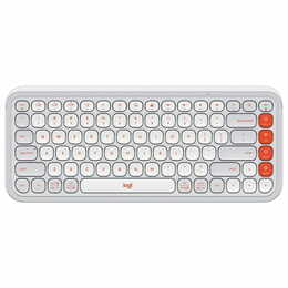 Клавiатура бездротова Logitech Pop Icon Keys Off White (920-013072)