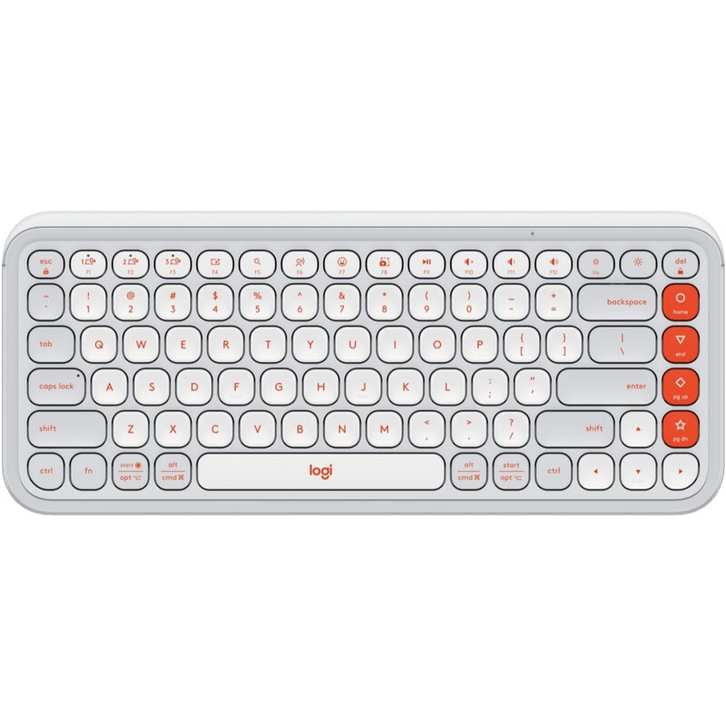 Клавиатура беспроводная Logitech Pop Icon Keys Off White (920-013072)