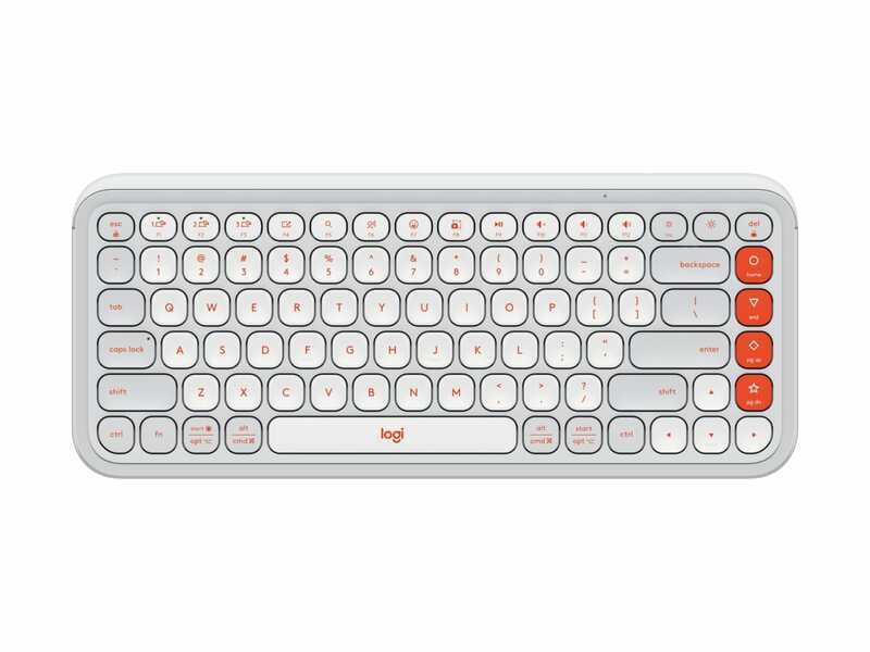 Клавиатура беспроводная Logitech Pop Icon Keys Off White (920-013072)