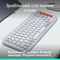 Фото - Клавiатура бездротова Logitech Pop Icon Keys Off White (920-013072) | click.ua