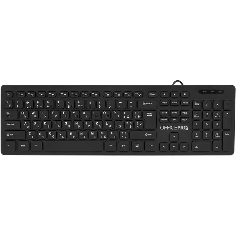 Клавиатура OfficePro SK276 Black