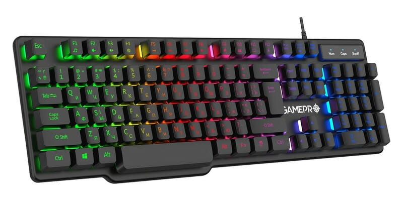 Клавіатура GamePro GK380 RGB Black