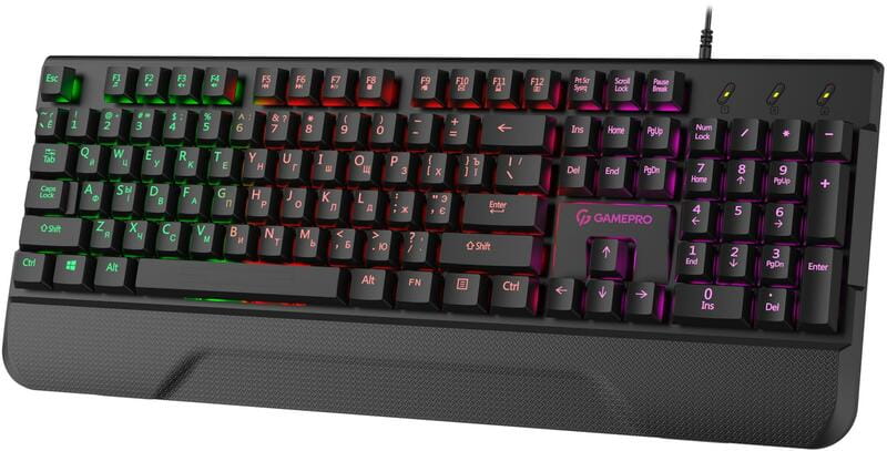 Клавіатура GamePro Headshot GK398 Black